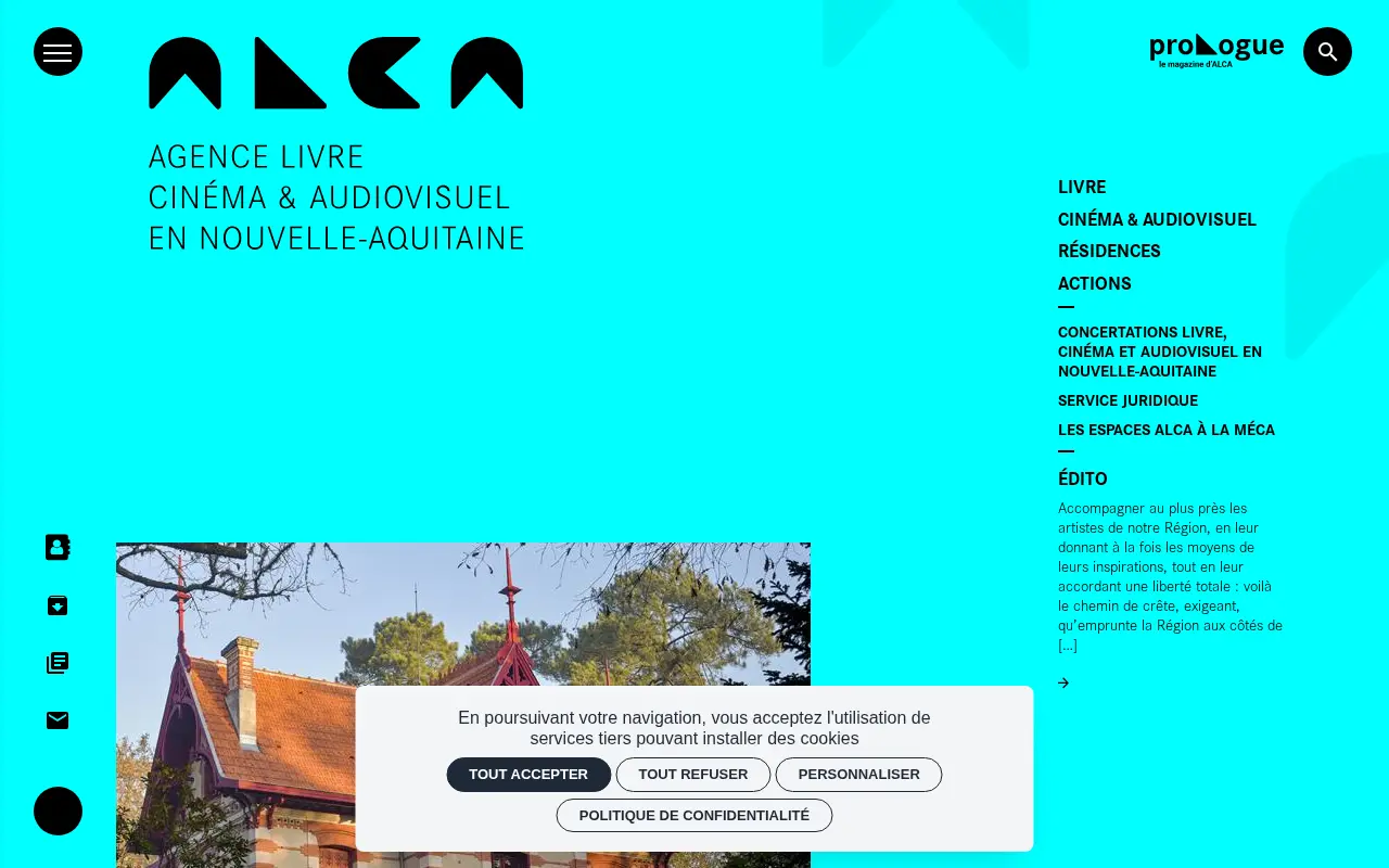 ALCA Nouvelle-Aquitaine website preview