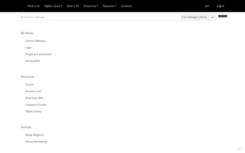 Preview of Bundaberg Regional Libraries Catalogue
