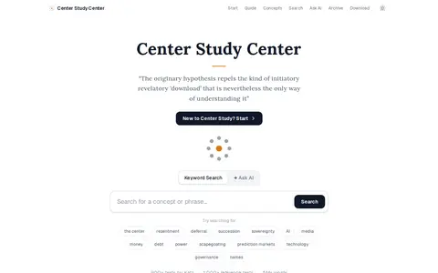 Preview of Center Study