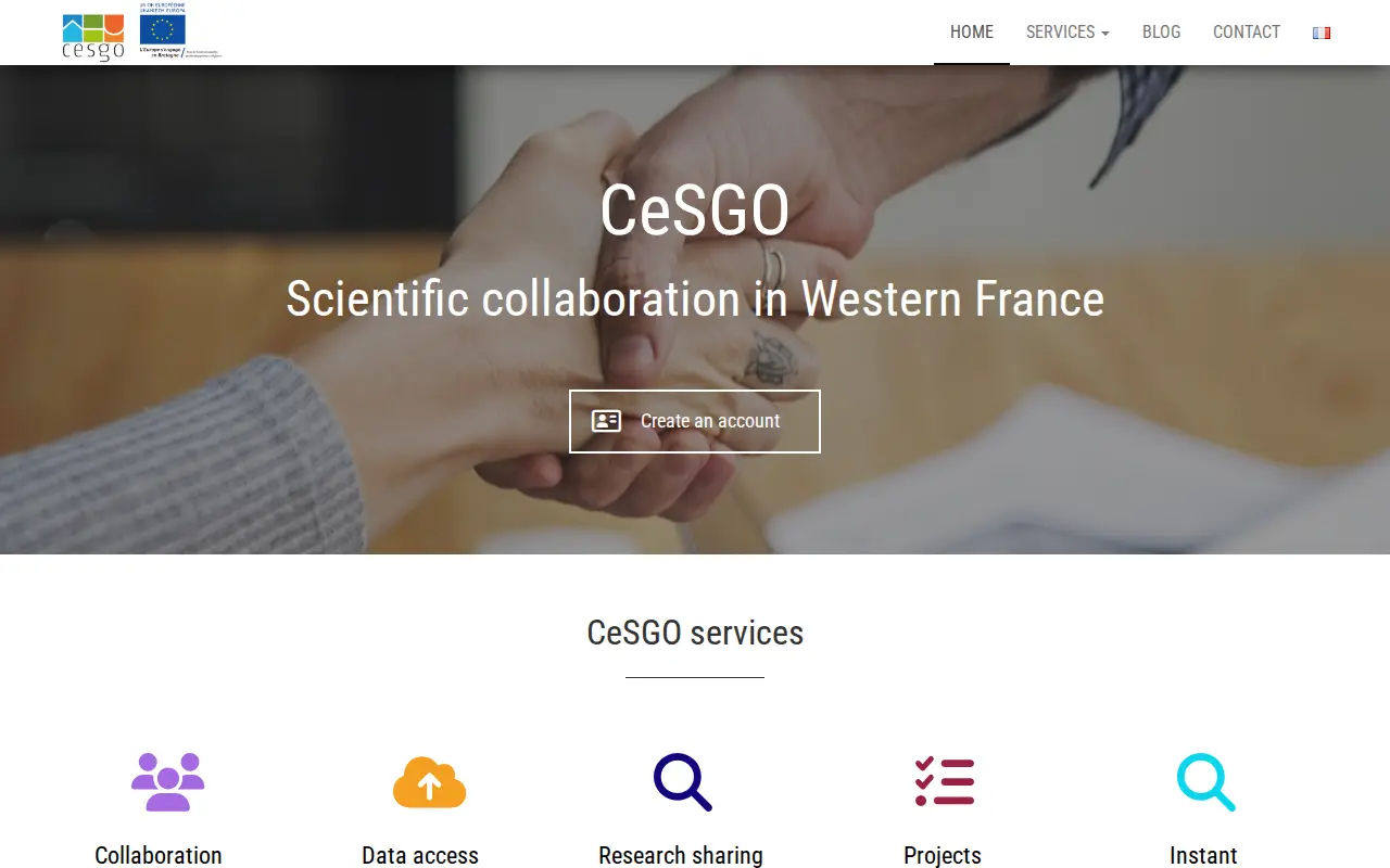 CeSGO website preview