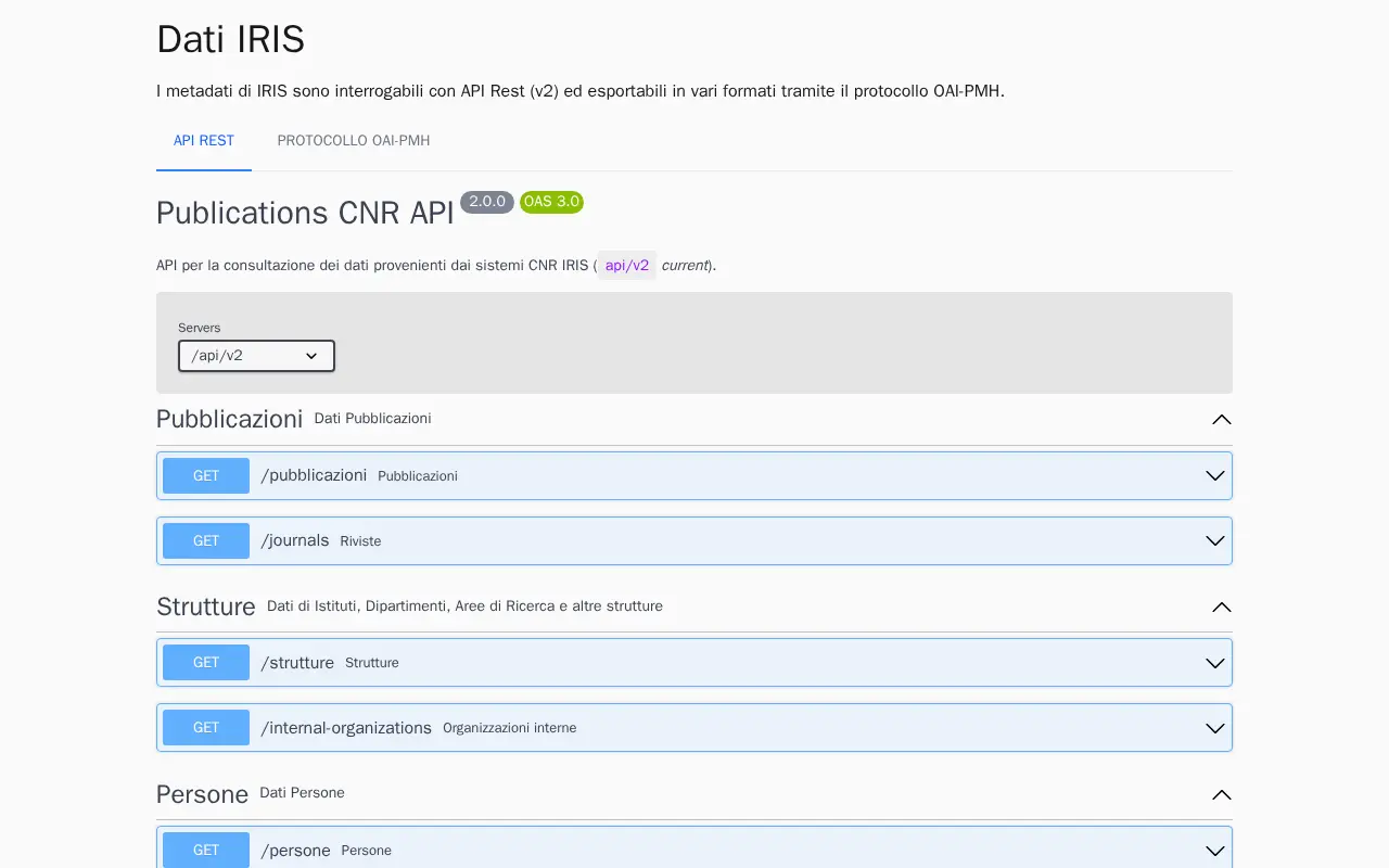 CNR ExploRA website preview