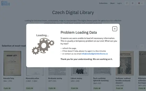 Preview of Czech Digital Library