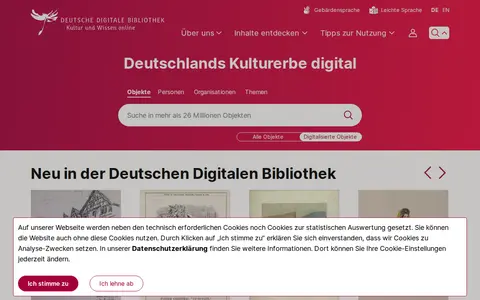 Preview of Deutsche Digitale Bibliothek