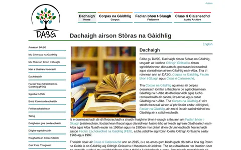 Preview of Digital Archive of Scottish Gaelic