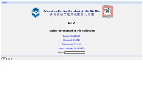 Preview of Digital Library of Hán-Nôm