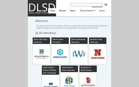 Preview of Digital Library of South Dakota