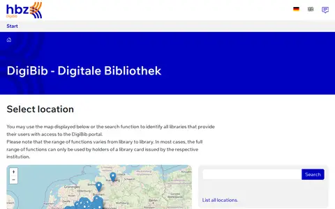 Preview of Digitale Bibliothek