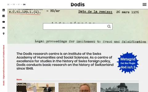 Preview of Diplomatic Documents of Switzerland