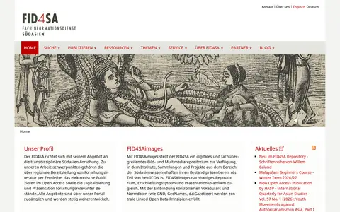 Preview of FID4SA – Specialized Information Service South Asia